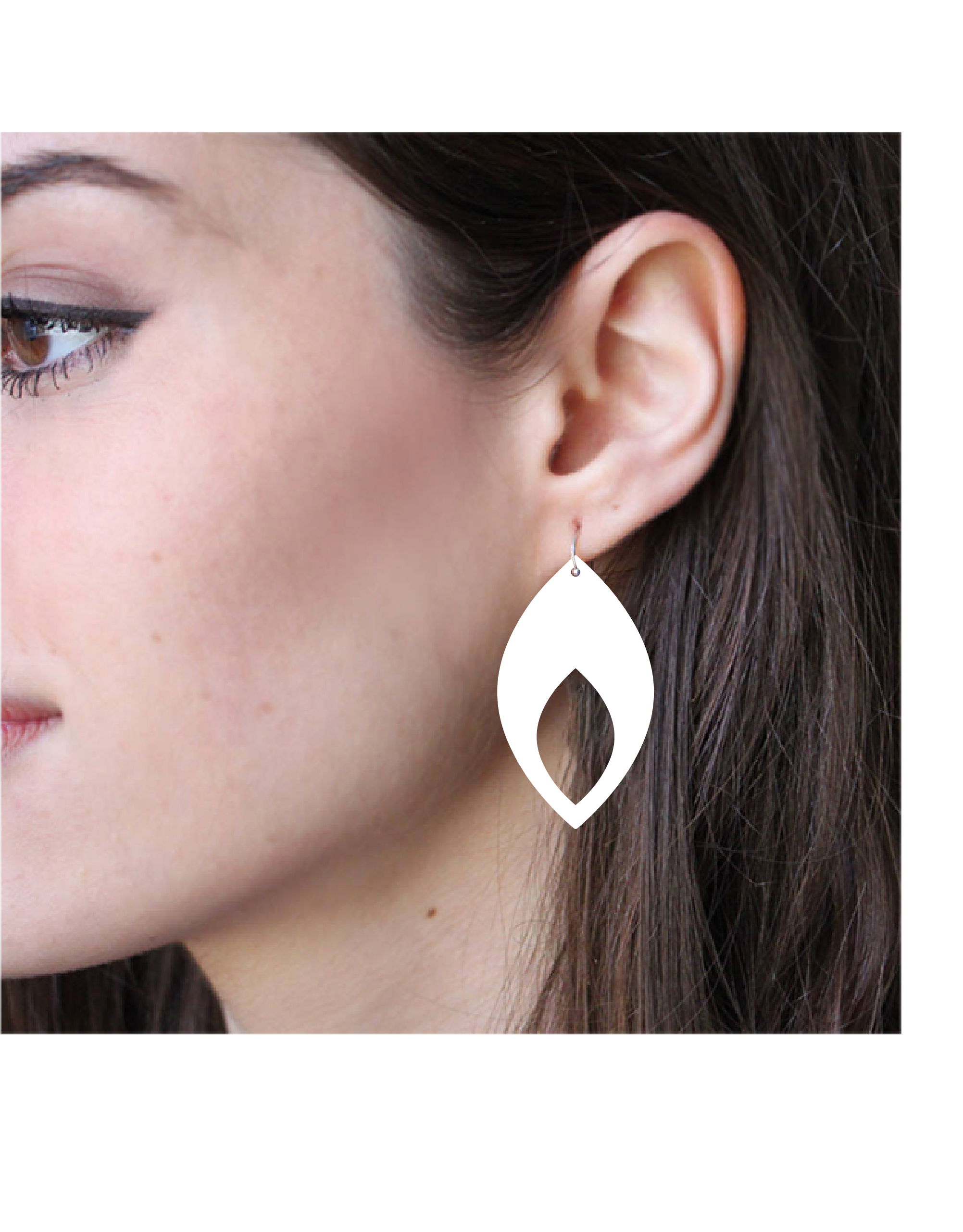 Sublimation Earring Blank- Large open tear drop – Kentucky Laser Creations,  LLC