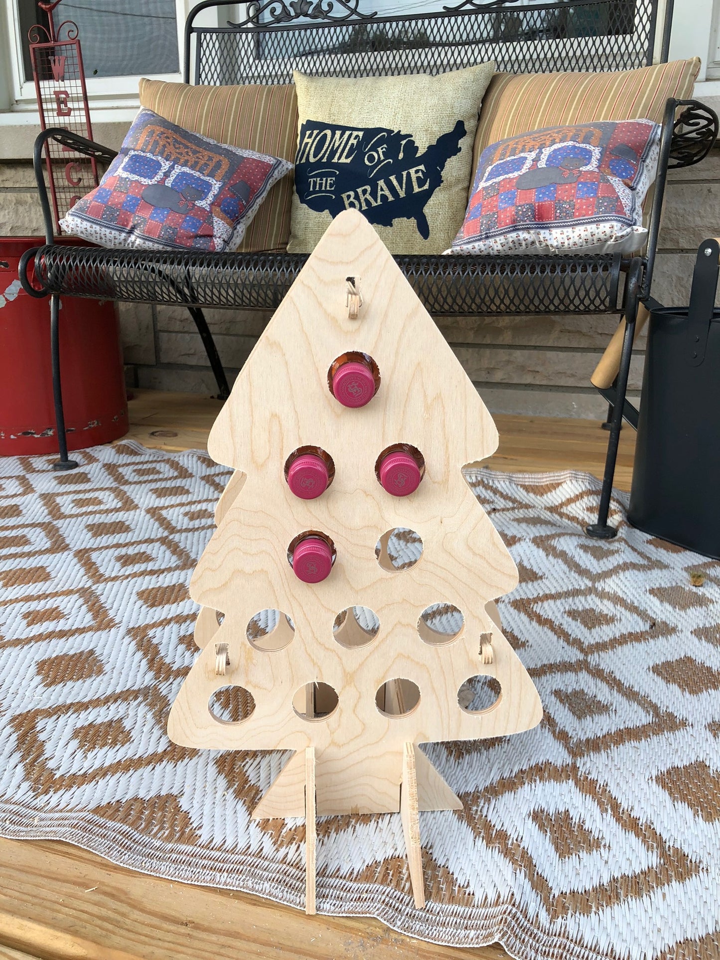 Wood Advent Calendar Christmas Tree!