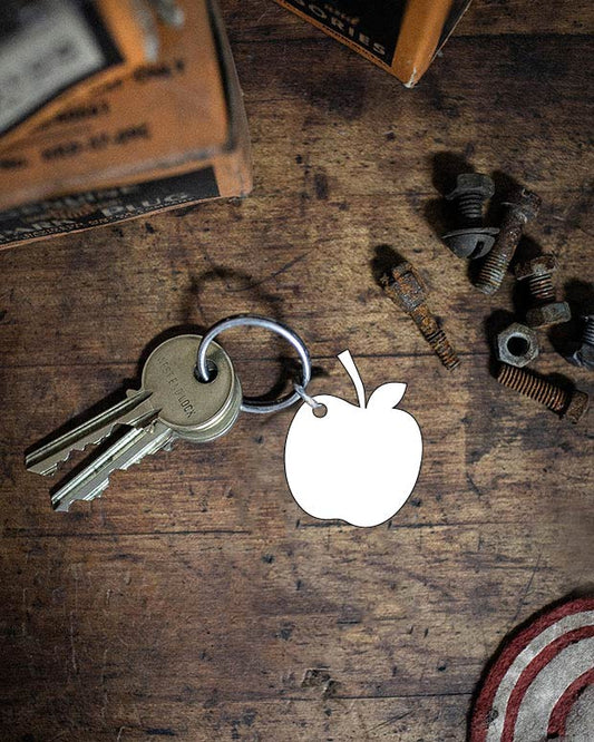 Sublimation keychain blank- Apple