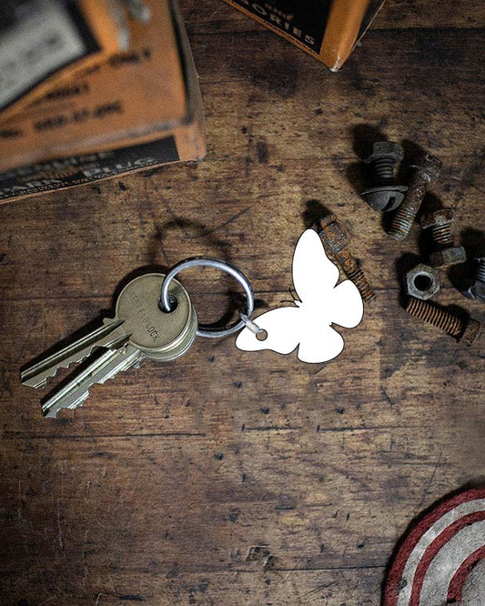 Sublimation keychain blank- Butterfly