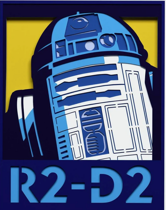 R2-D2 Layered Photo