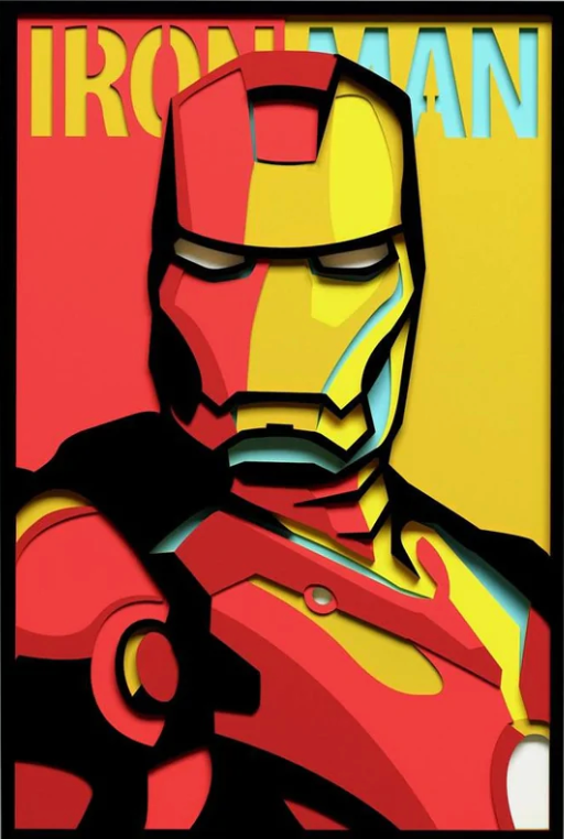 Iron Man  Layered Photo
