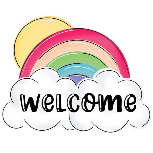 Paint by line- Welcome Rainbow