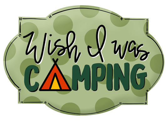 Paint by line- Wish I Was Camping