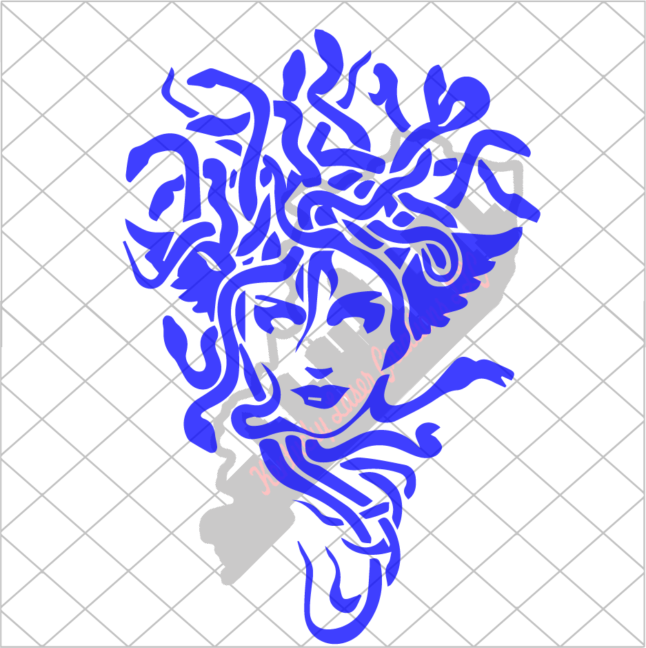 Silicone Mold- Medusa keychain
