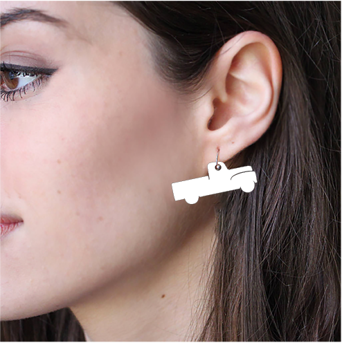 Sublimation Earring Blank - Old Truck
