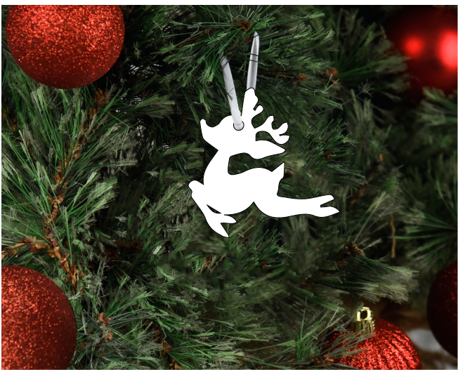 Sublimation Ornament- Reindeer