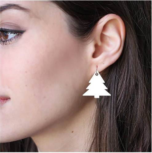 Sublimation Earring Blank - Christmas Tree